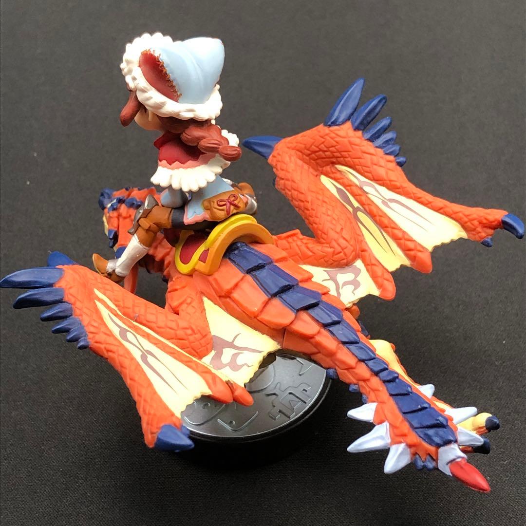 アミーボ ★ 隻眼のリオレウス ＆ ライダー(女の子) ★ モンハンストーリーズ