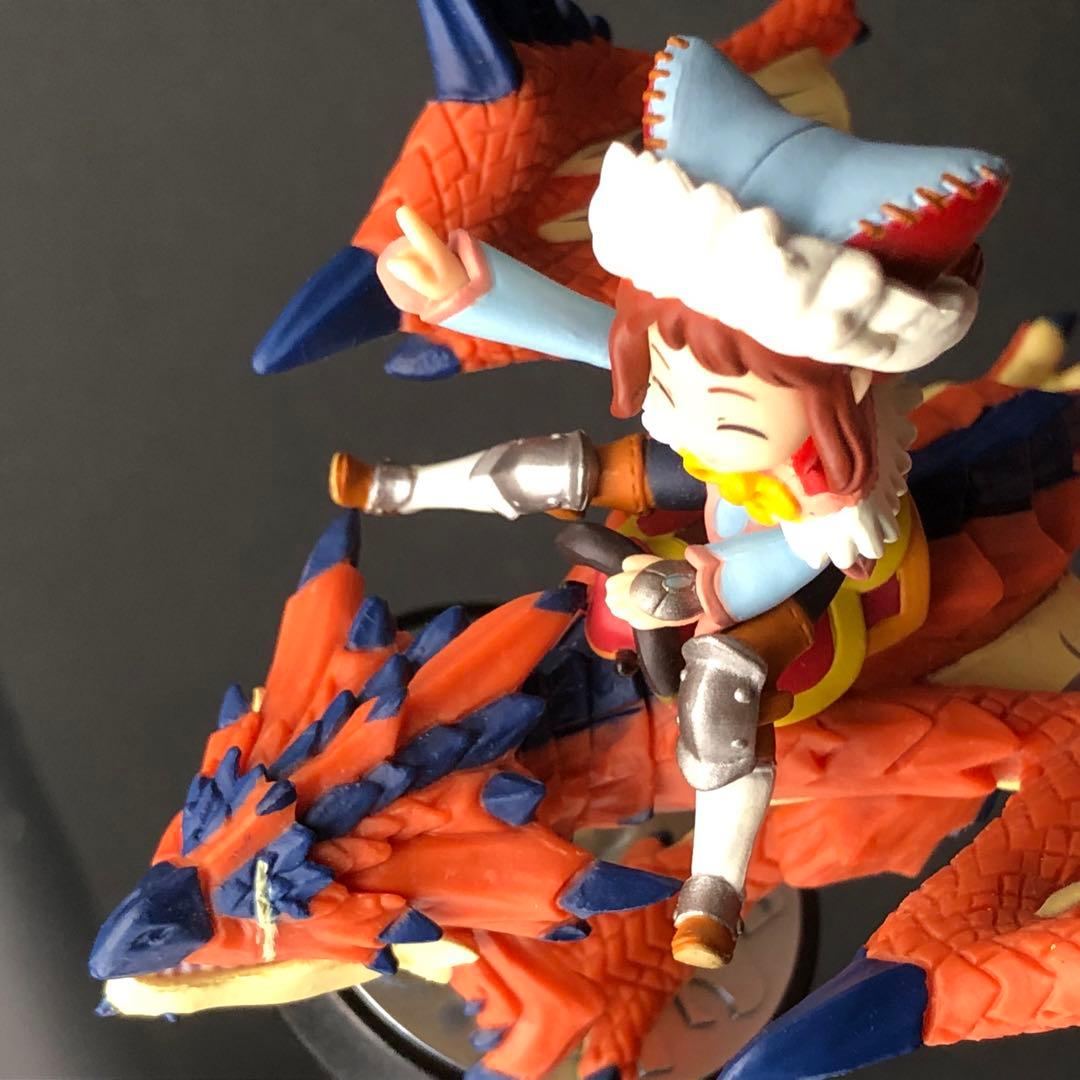 アミーボ ★ 隻眼のリオレウス ＆ ライダー(女の子) ★ モンハンストーリーズ