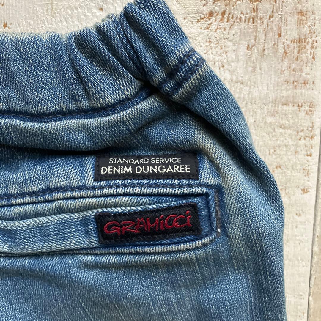 タグ付き デニムダンガリー グラミチ パンツ 150cm