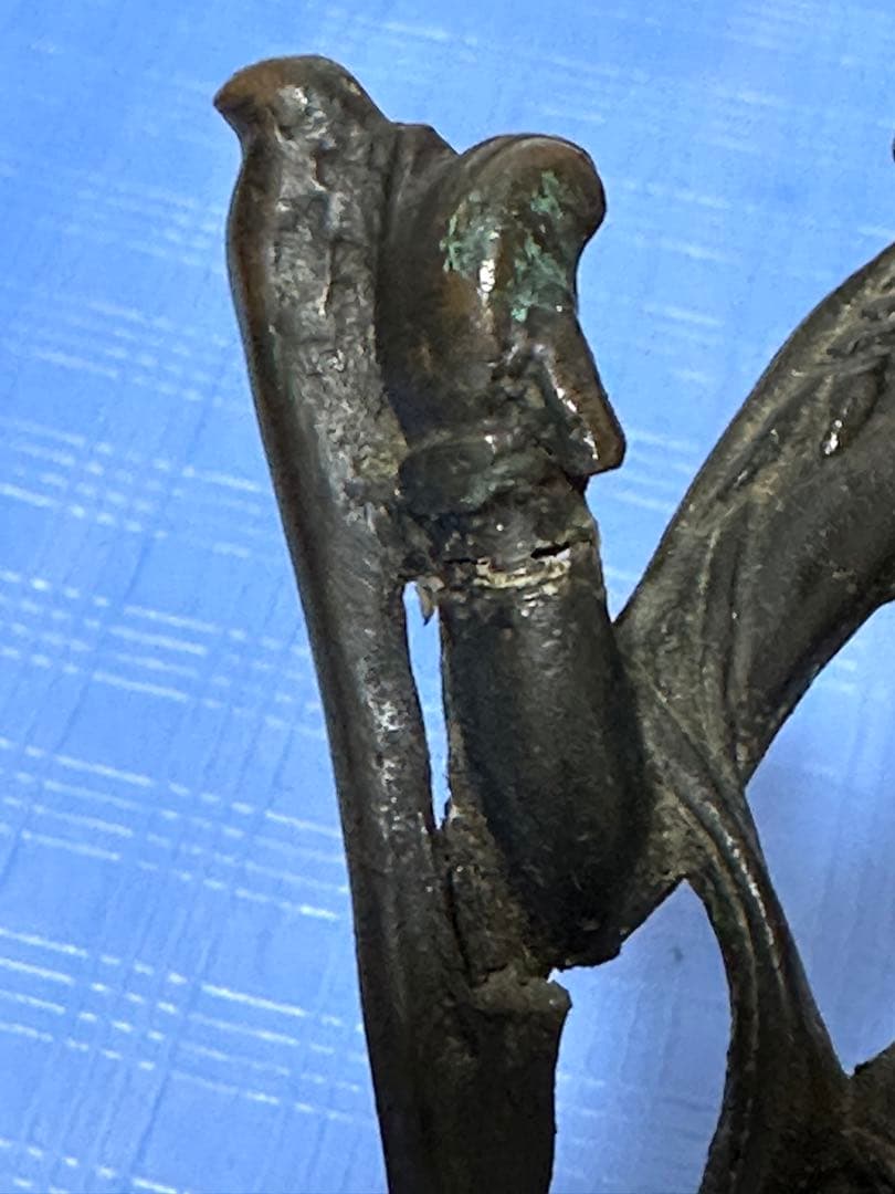 観音仏 中国仏像 キズある