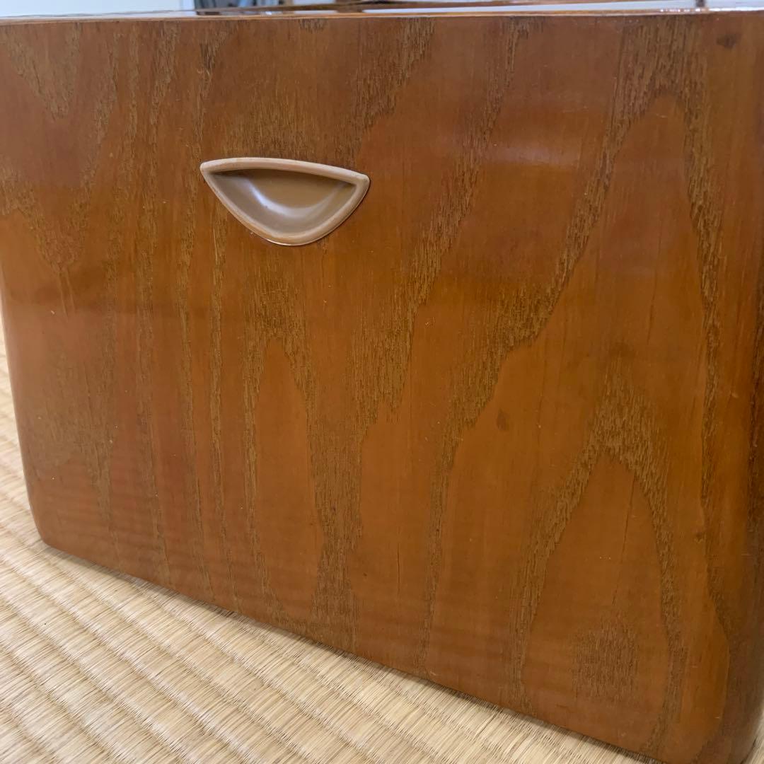 日立　電気火鉢　木製　火鉢　レトロ　昭和レトロ　木製火鉢　アンティーク