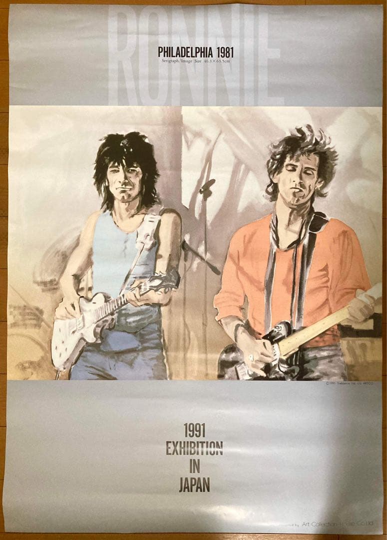 【希少品　ポスター2点セット】ロニーウッド絵画ポスター1991展　556