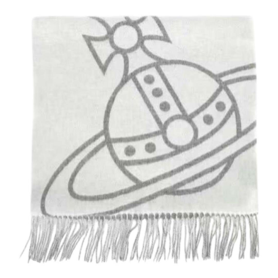 【大人気✨️タグ付き】ヴィヴィアンウエストウッド リバーシブルマフラー 大判