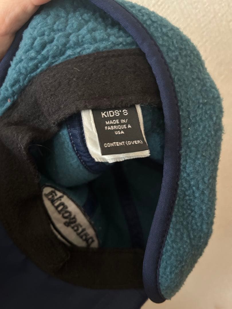 Patagonia ボア耳あて 帽子 kids sヴィンテージ