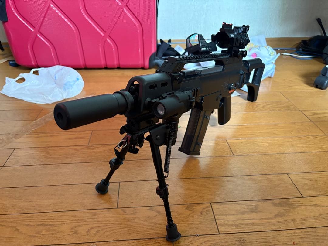 本日最終日　東京マルイ　G36Cカスタム　次世代電動ガン　バッテリー充電器付き