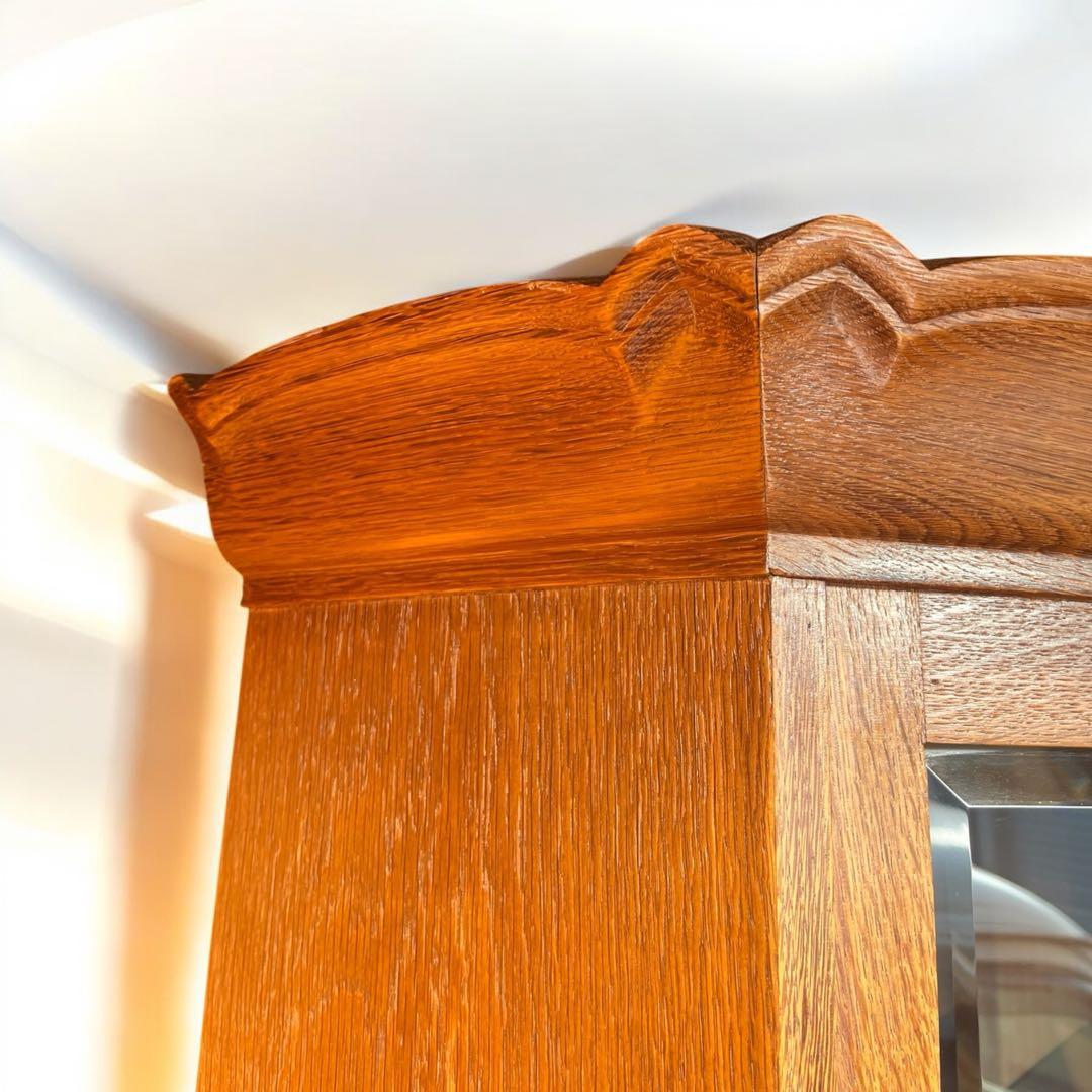 たーちゃん❣️アンティーク家具 本棚 キュリオケース キャビネット 店舗什器