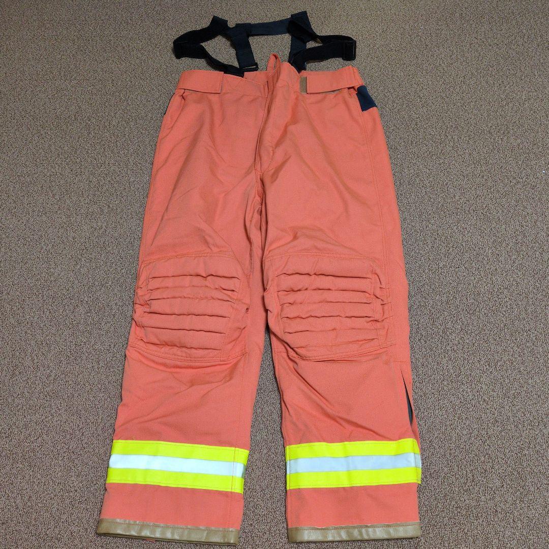 倉本産業　消防防火服　下衣（ズボン）　オレンジ