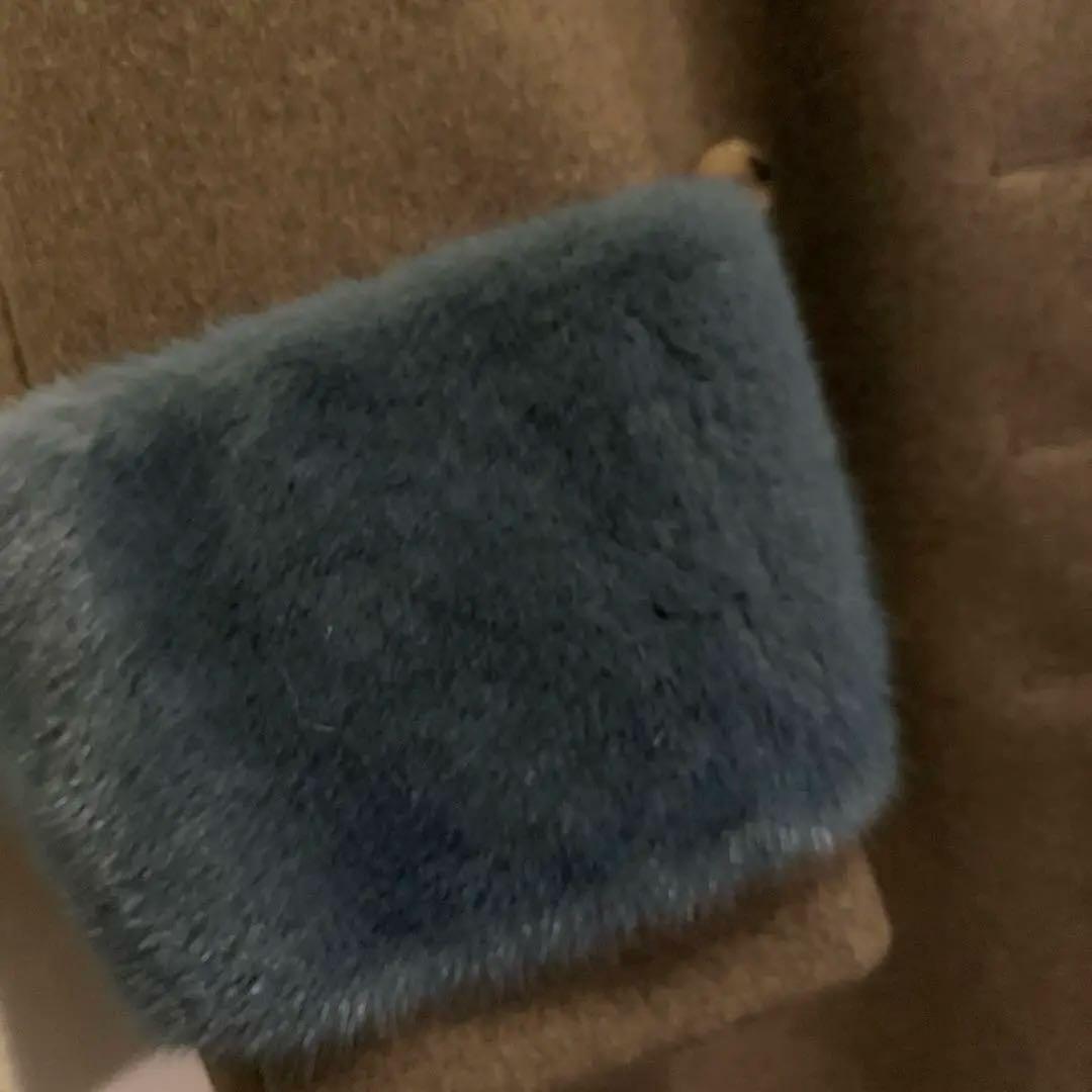 タグ付GUCCI グッチ　ウール　コート　ミンク　ミケーレ