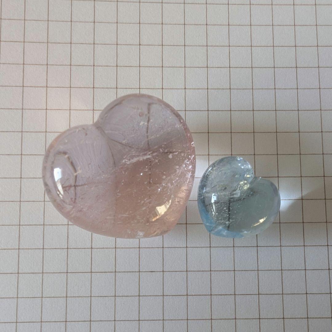 【美品】イーダーオーバーシュタイン磨きのモルガナイトとブルートパーズ