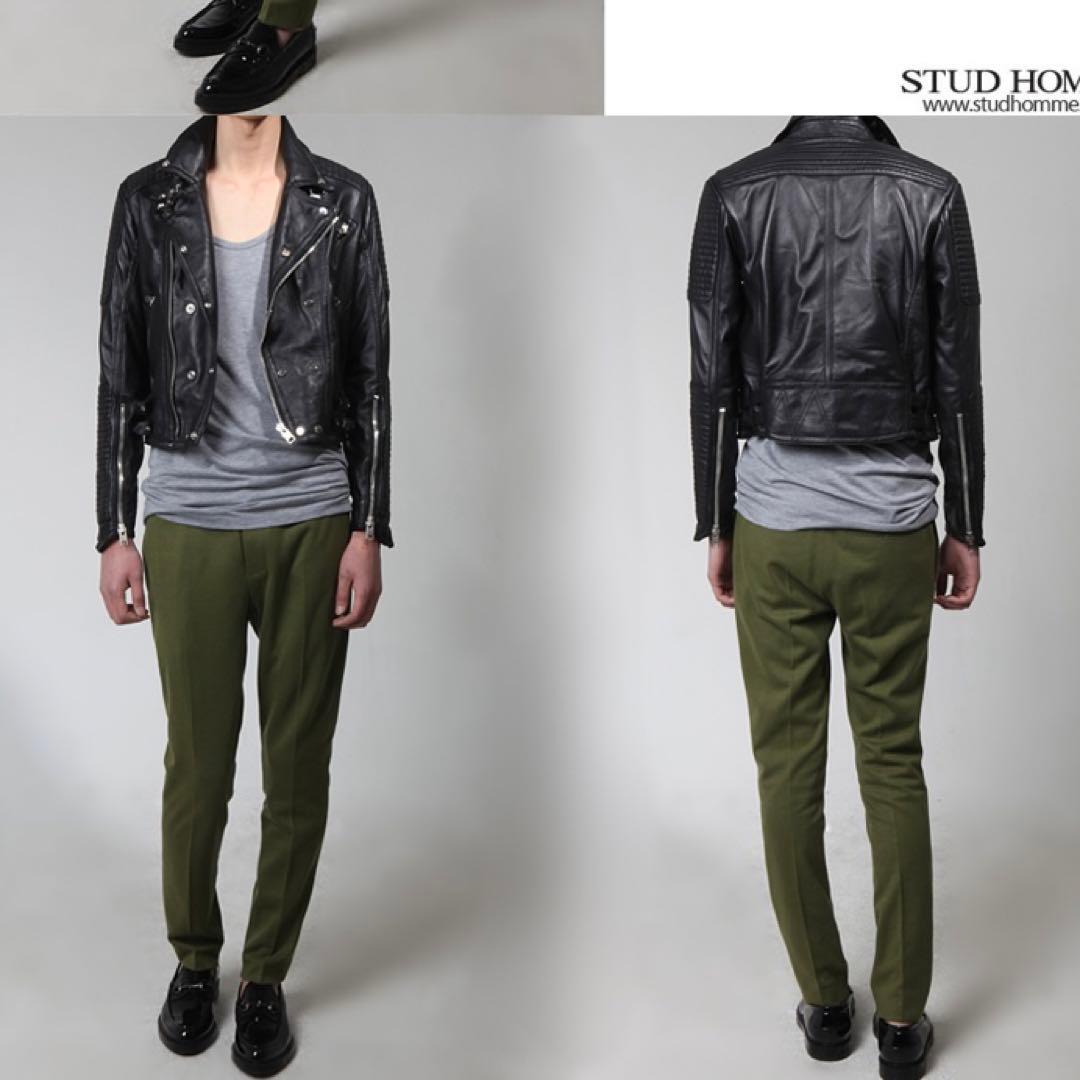 stud homme 短丈 バーバリープローサム型 ダブルライダース Opium