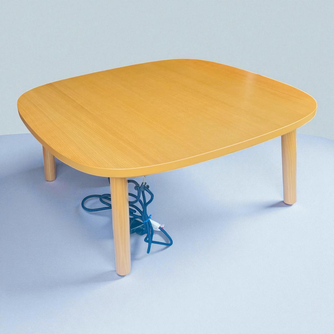 無印良品　こたつ　正方形　フラットヒーター