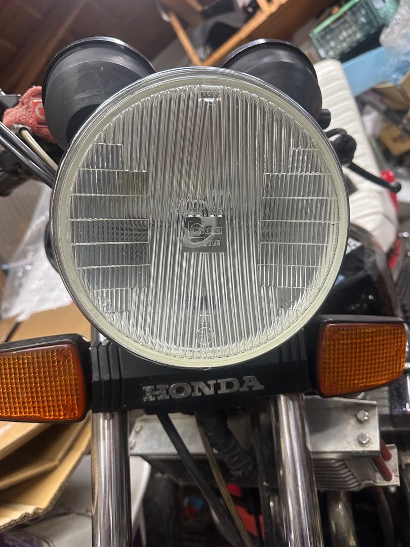 美品　希少当時物180πシビエ凹レンズ付ヘッドライト/マーシャルCIBIE