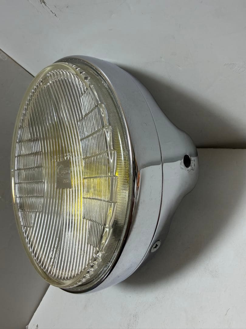 美品　希少当時物180πシビエ凹レンズ付ヘッドライト/マーシャルCIBIE