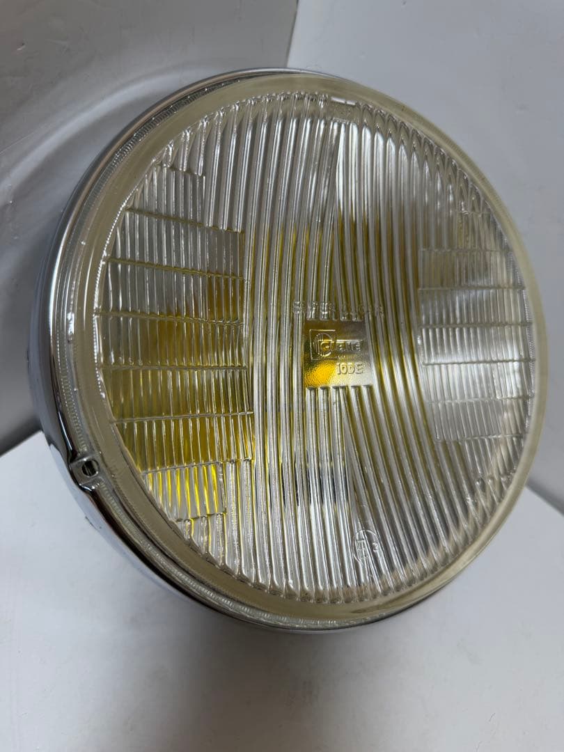 美品　希少当時物180πシビエ凹レンズ付ヘッドライト/マーシャルCIBIE