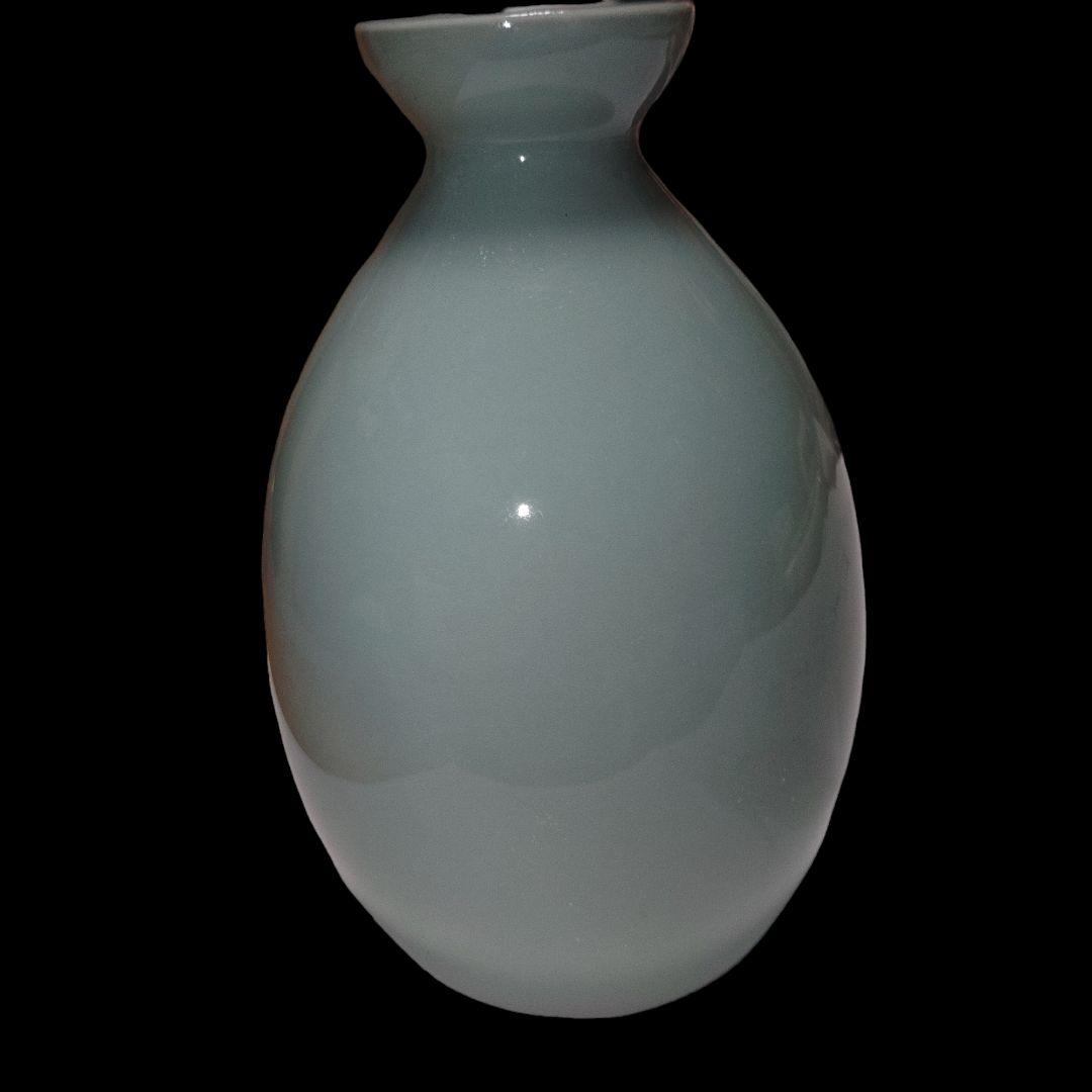 ■四代諏訪蘇山　青磁花入　作家物