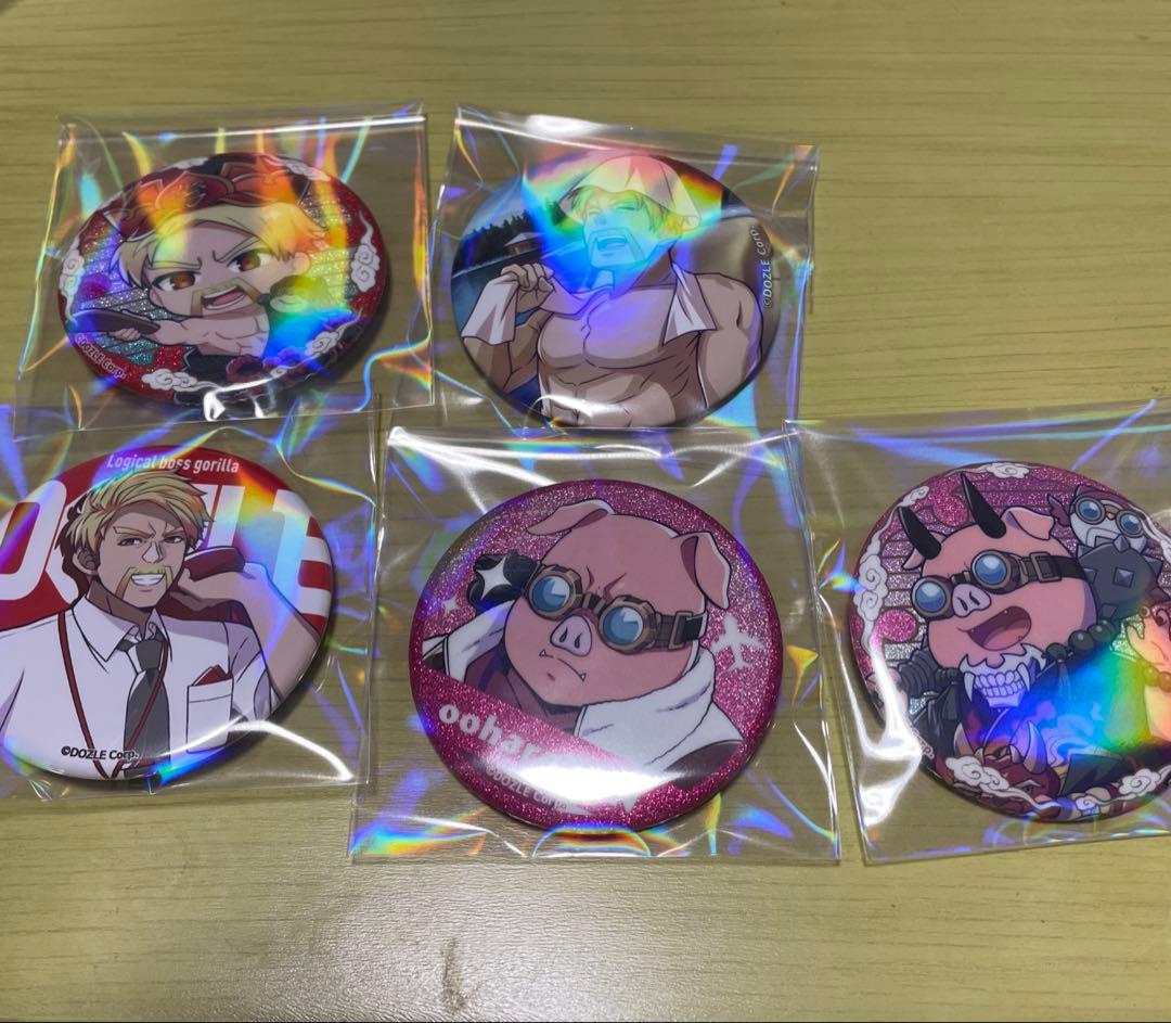 ドズル社 缶バッジ ドズル ぼんじゅうる おらふくん おおはらMEN バラ売り可