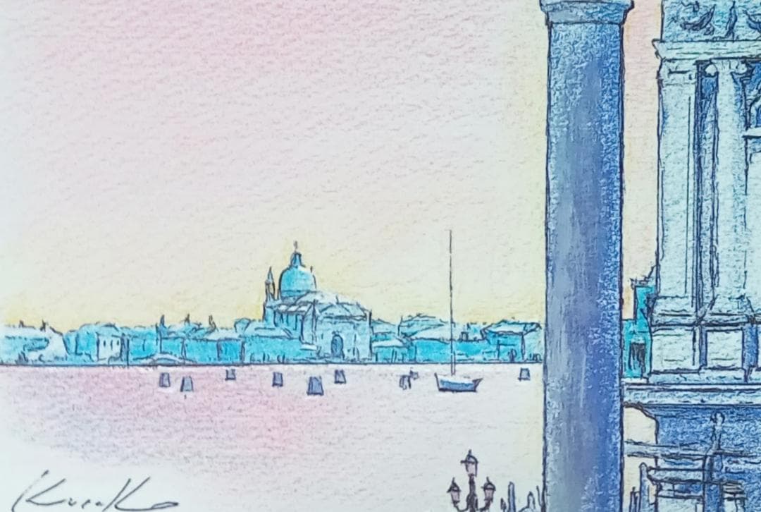 GV132★原画を飾る！！★師：平山郁夫★東京芸大卒★有名百貨店人気作家