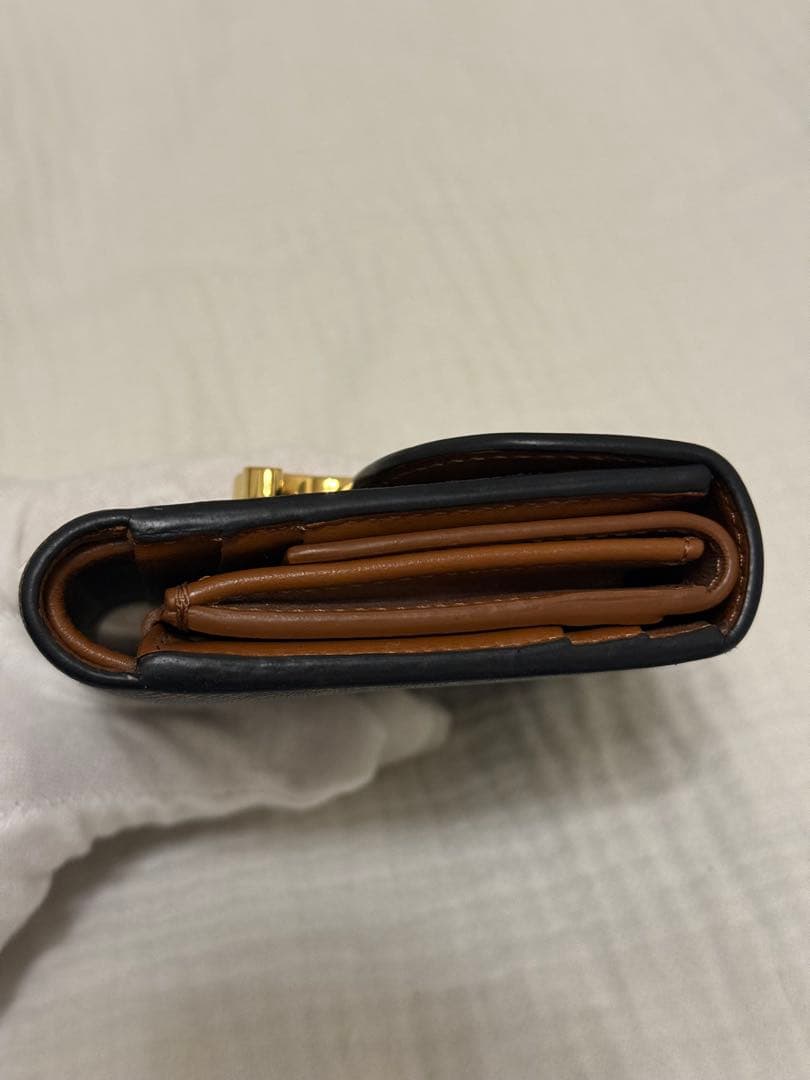 CELINE スモールフラップウォレット　トリオンフ