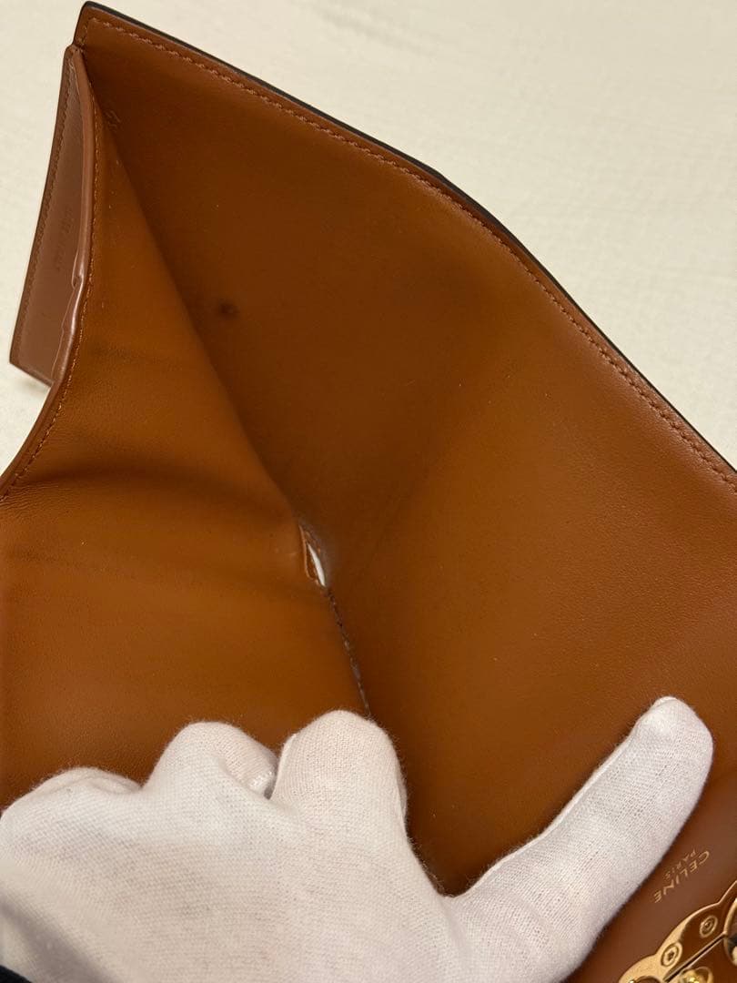 CELINE スモールフラップウォレット　トリオンフ