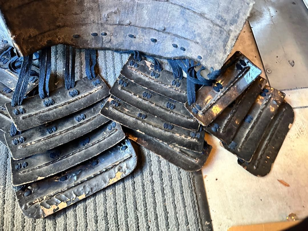 大坂陣着用胴 長窪伊賀守正成 等身大　江戸時代　戦国時代　甲冑　具足　火縄