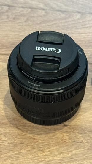 Canon EF 50mm f/1.18 STM + クロップマウントアダプター