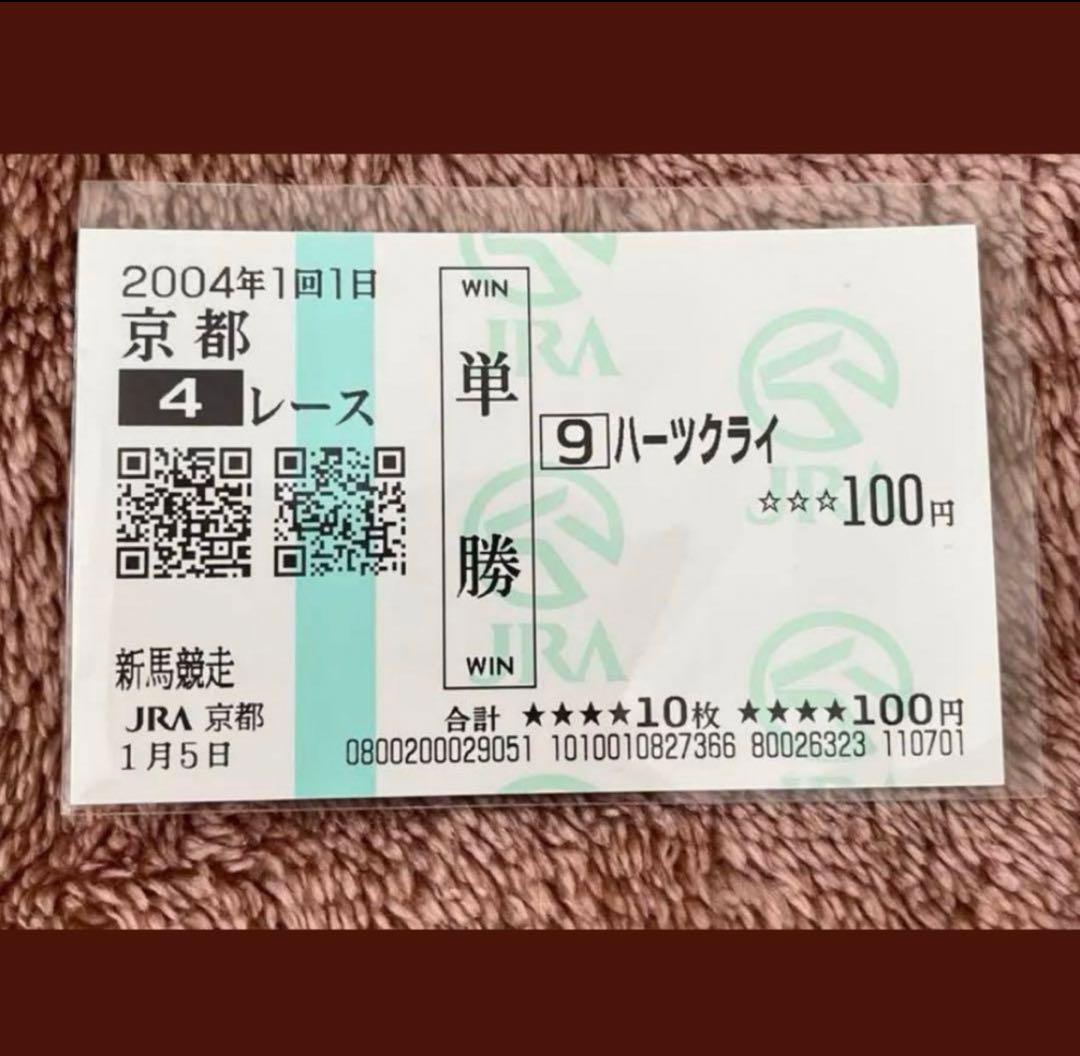 【期限切れ単勝馬券】　新馬競走　2004 ハーツクライ