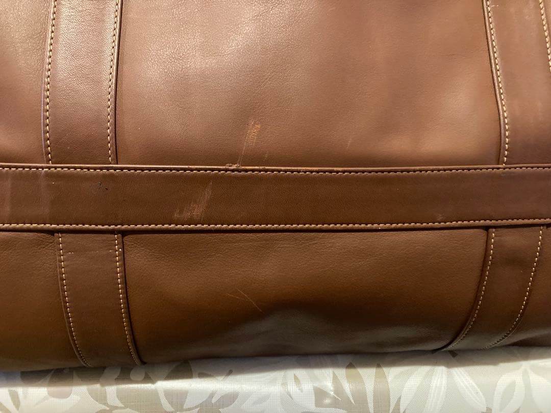 美品　お値下げしました！COACH 2wayボストンバッグ　大容量 ブラウン