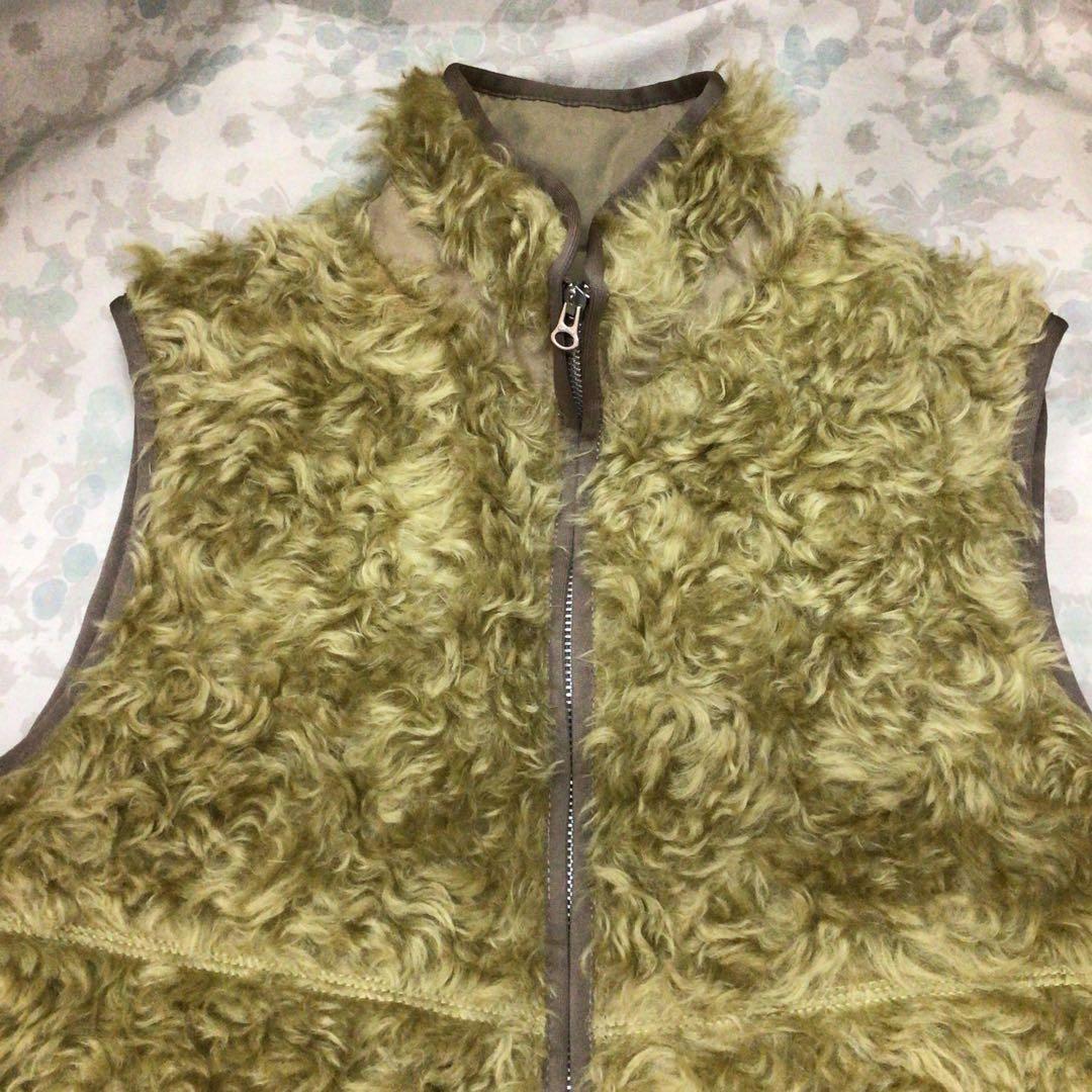 処分！シュタイフ アダムエロペ メンズ ボアベスト Mサイズ USED 限定