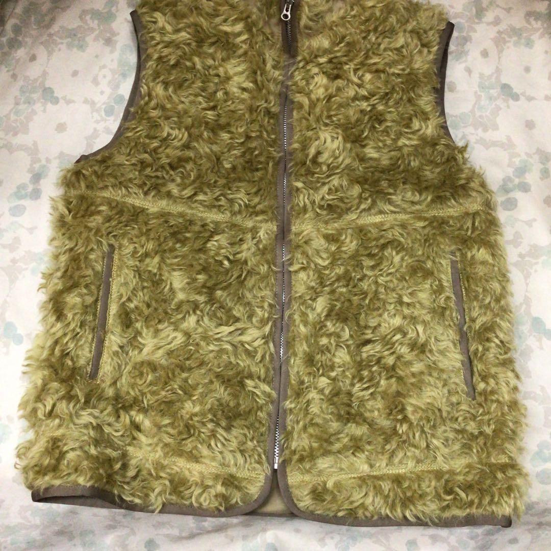 処分！シュタイフ アダムエロペ メンズ ボアベスト Mサイズ USED 限定