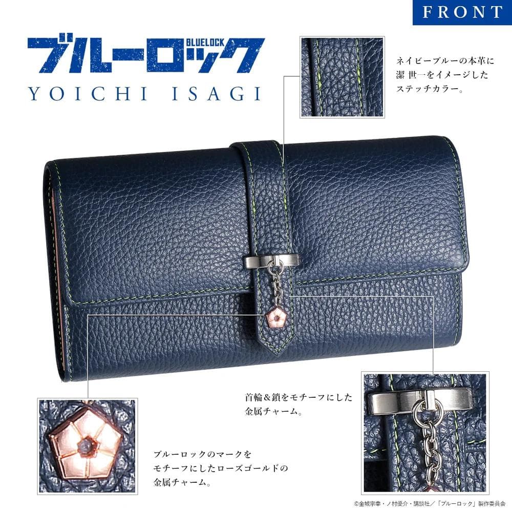 「ブルーロック」 潔世一 イタリアンレザー長財布