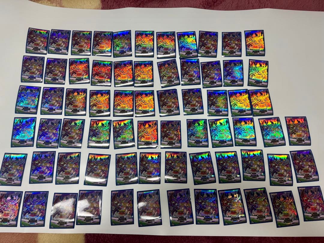 遊戯王 トゥーン ジャッジ　asia judge 2017 スリーブ 130枚