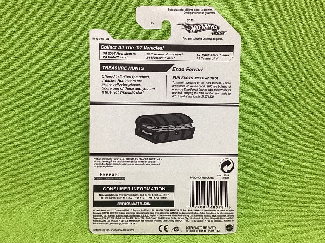 ホットウィール TREASURE HUNTS 新品 エンツォ フェラーリ