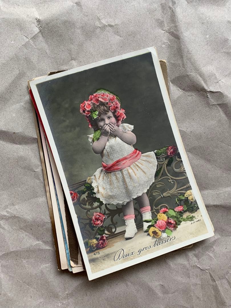 アンティークポストカード　海外紙もの