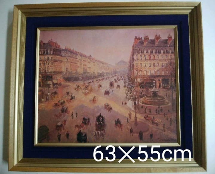 ピッサロ パリ・オペラ座通り F8 印刷絵画