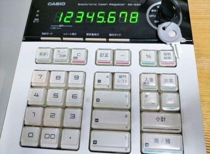 カシオレジスター　SE-S30　人気機種　コンパクト　送料無料　3030773