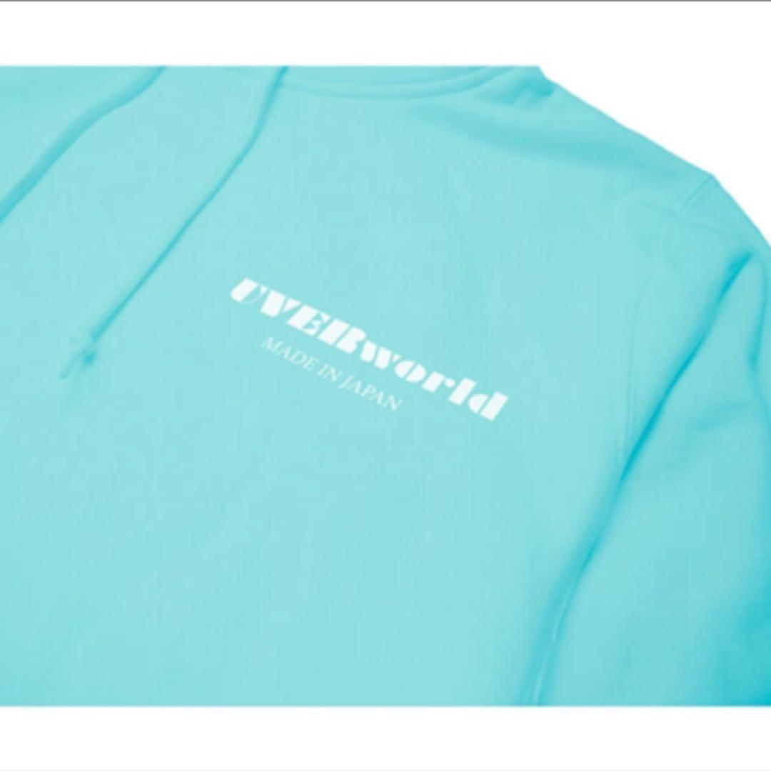 UVERworld パーカー ターコイズブルー XL
