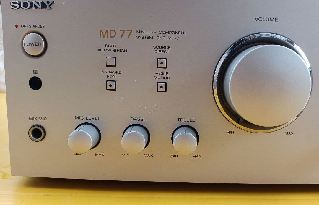 SONY MD 77　プリメインアンプ　TA-MS77