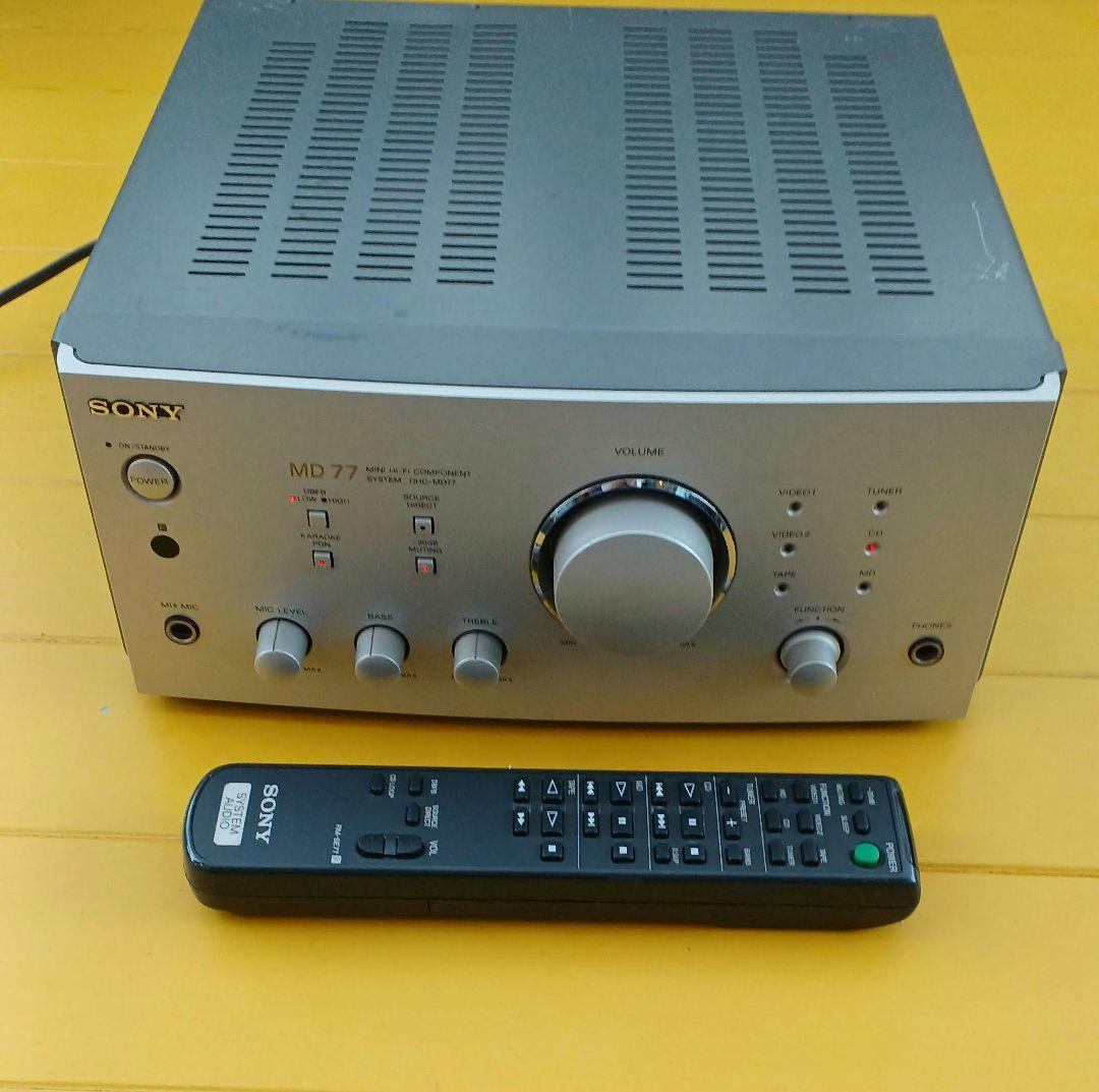 SONY MD 77　プリメインアンプ　TA-MS77