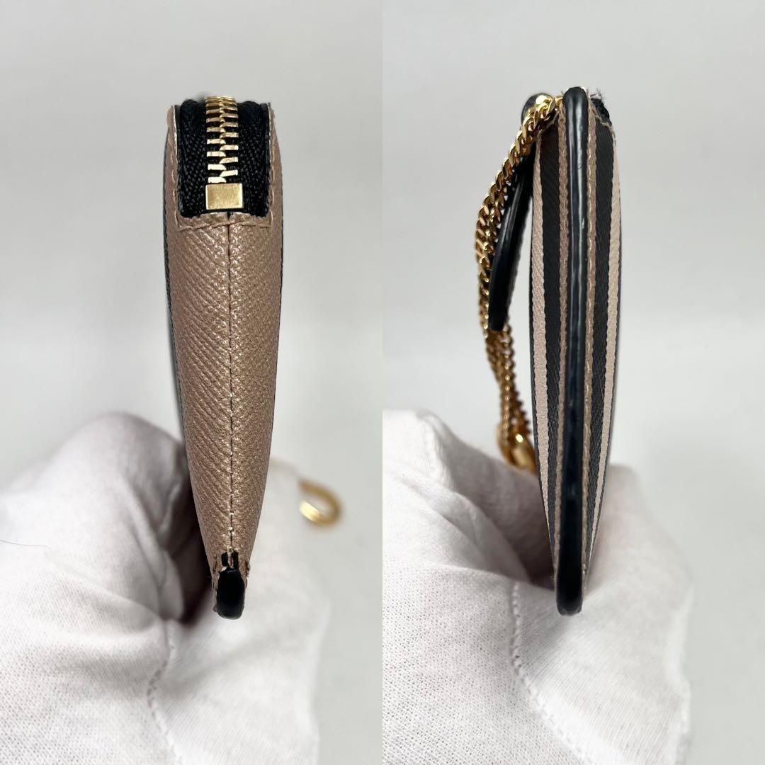 【美品】バーバリー　パース　小銭入れ　キーホルダー　ノバチェック　希少