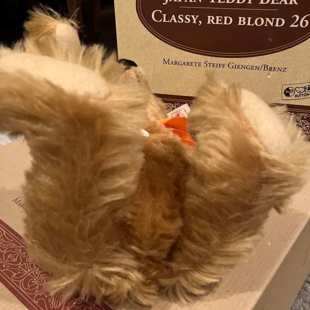 シュタイフ✨Japan Teddy Bear✨Classy Red Blond✨