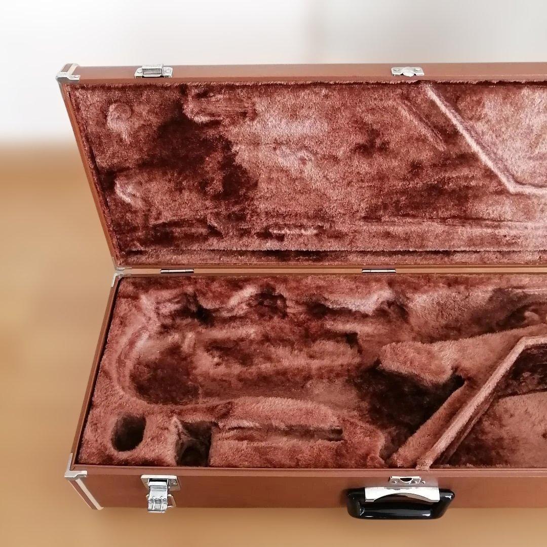 ヤマハ YAMAHA 純正 アルトサックス用ハードケース　ブラウン