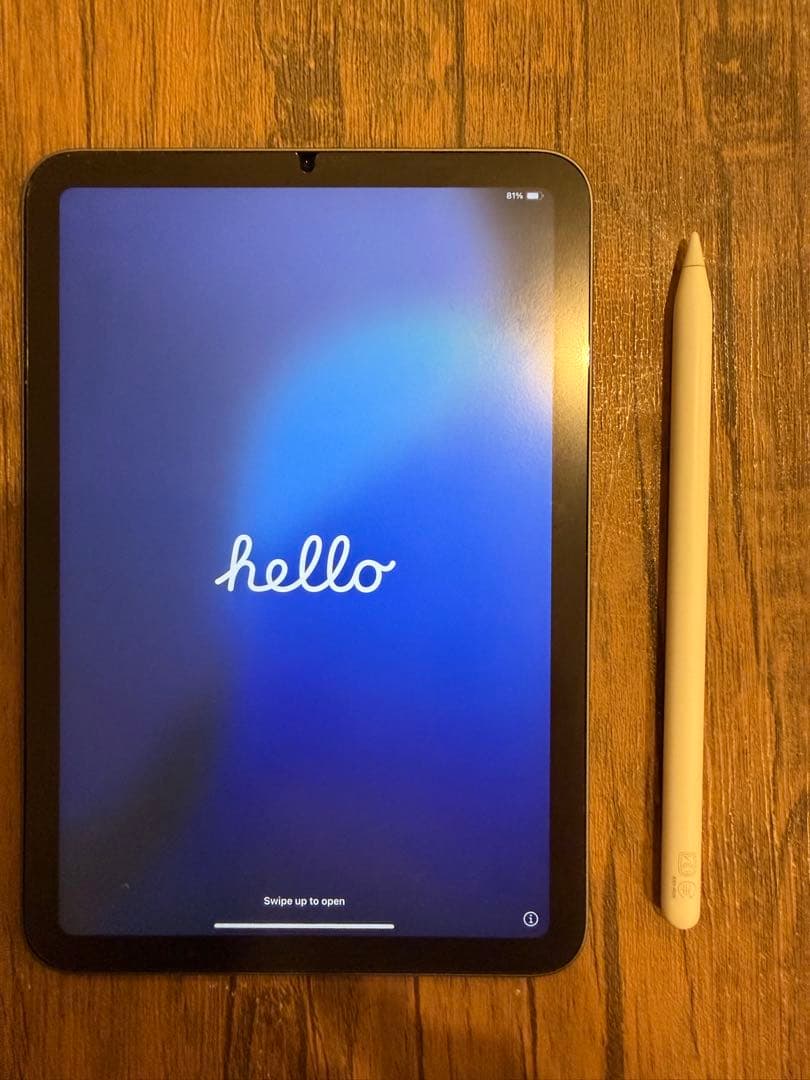 美品/ipadmini6/Apple pencil付き/256GB