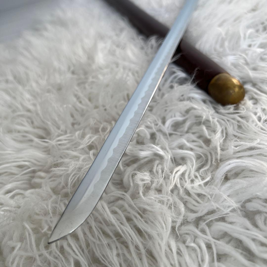 模造刀 居合刀 座頭市仕込み杖 (茶石目柄)