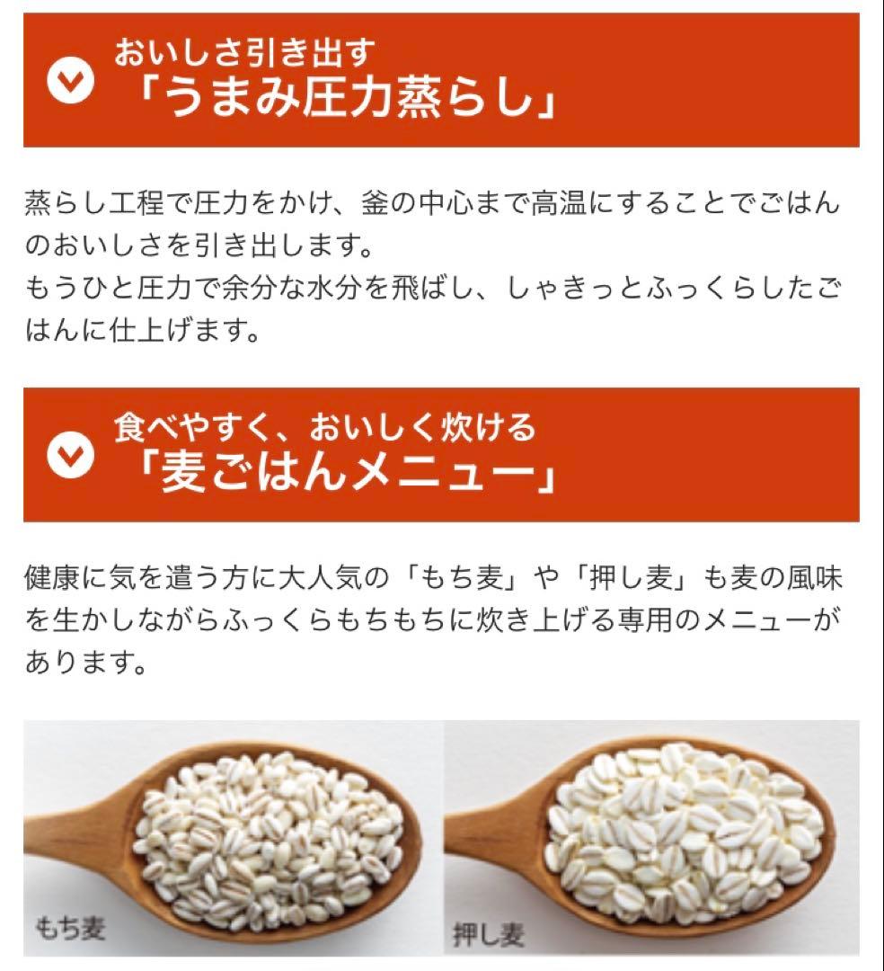 未使用 象印 圧力IH 炊飯ジャー 極め炊き NP-ZU10-TD 5.5合