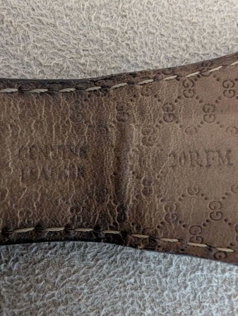 GUCCI バンデュー ブラウンレザー 時計