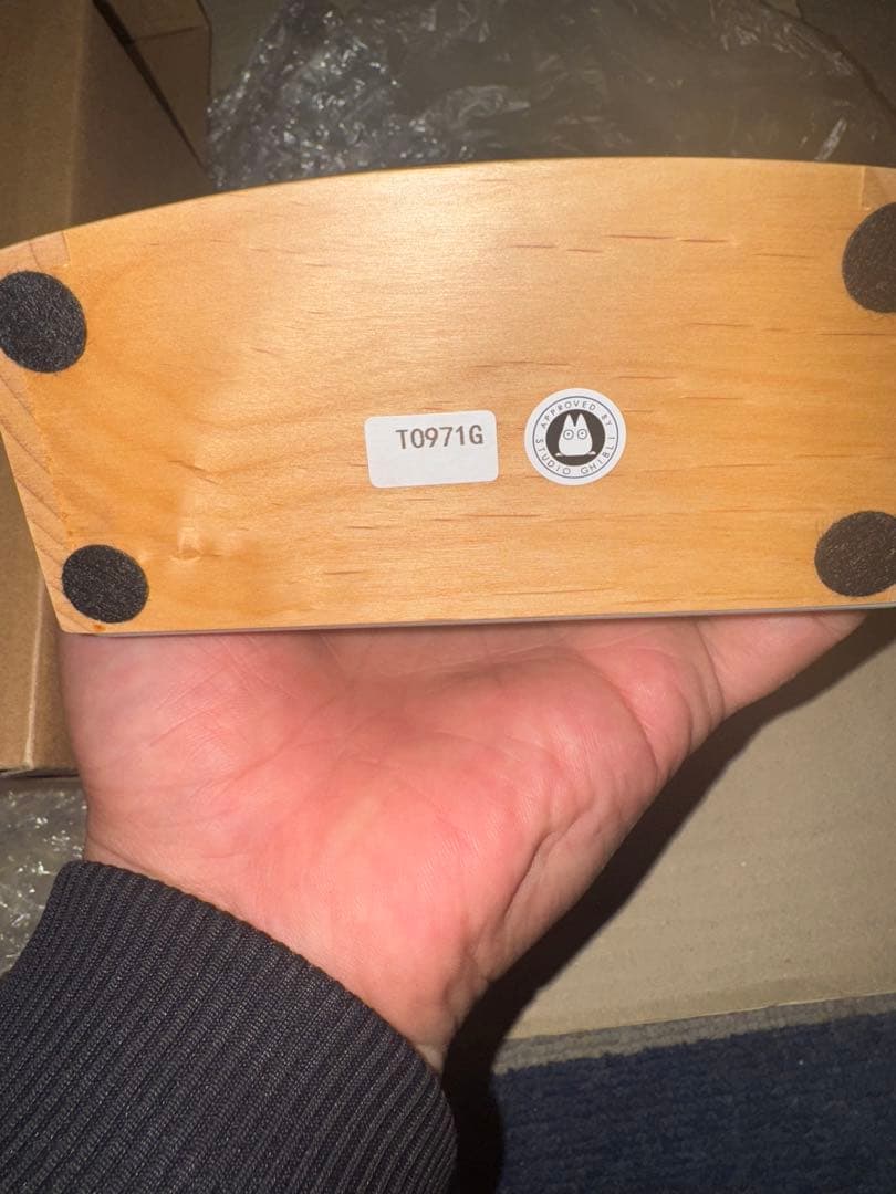 【新品未使用品】となりのトトロ オルゴール目覚まし時計 4RM752MN06