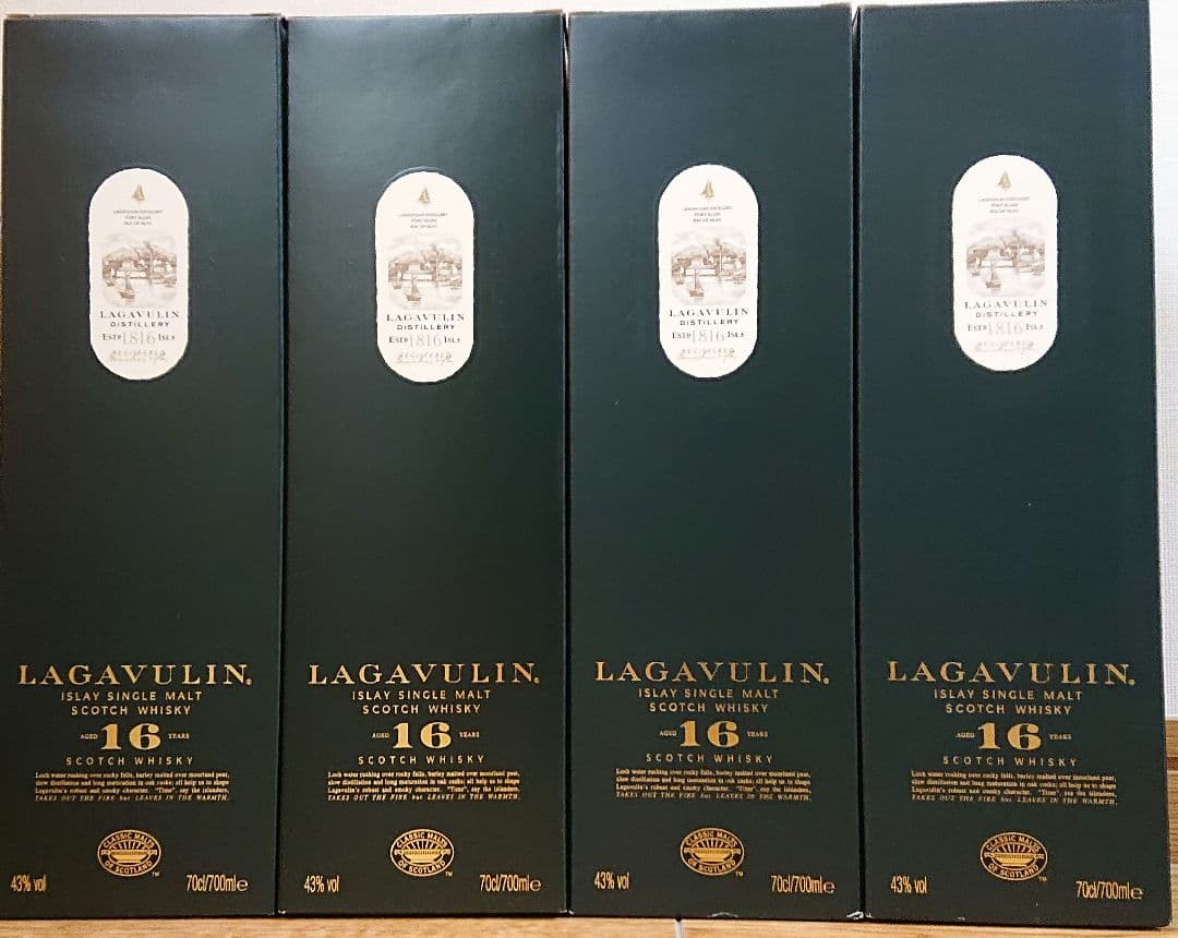 ラガヴーリン16年4本