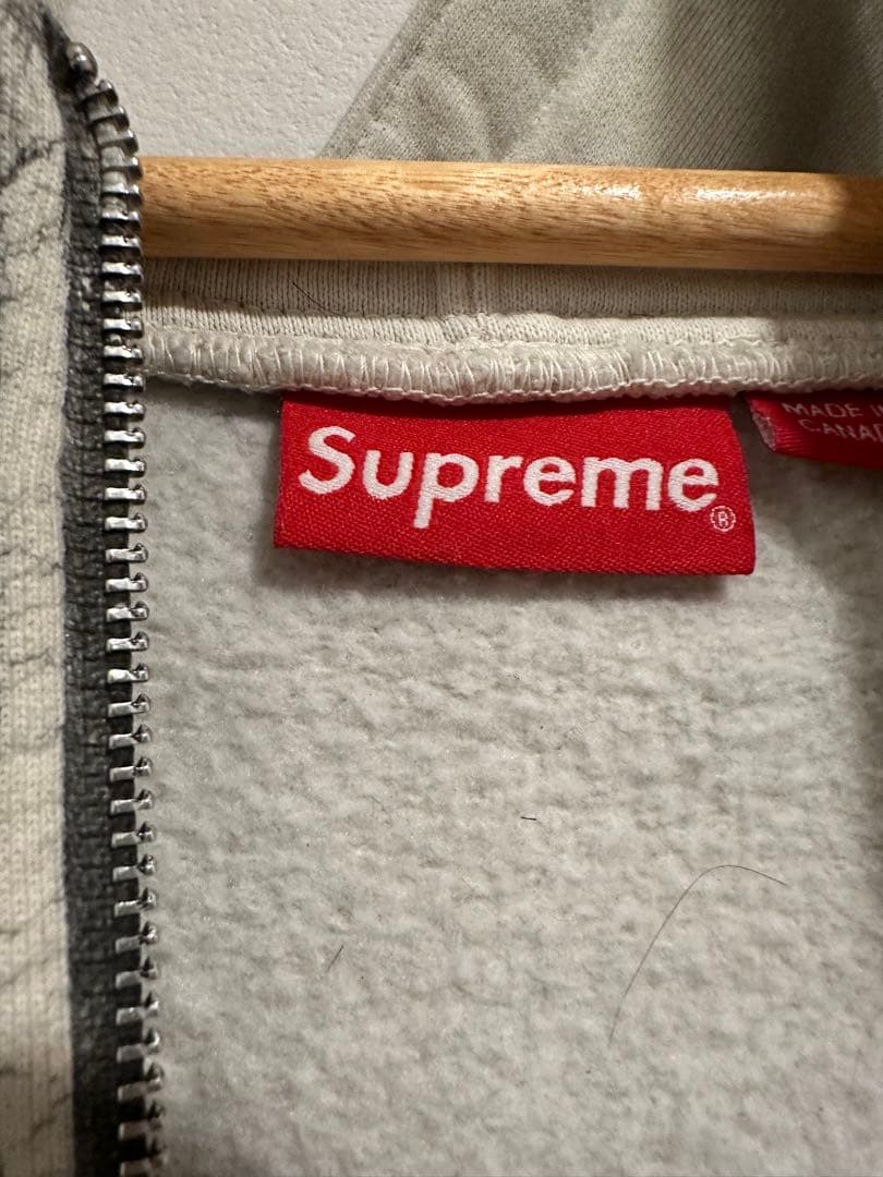 トップス Supreme Crackle Zip Up Hooded Sweatshirt