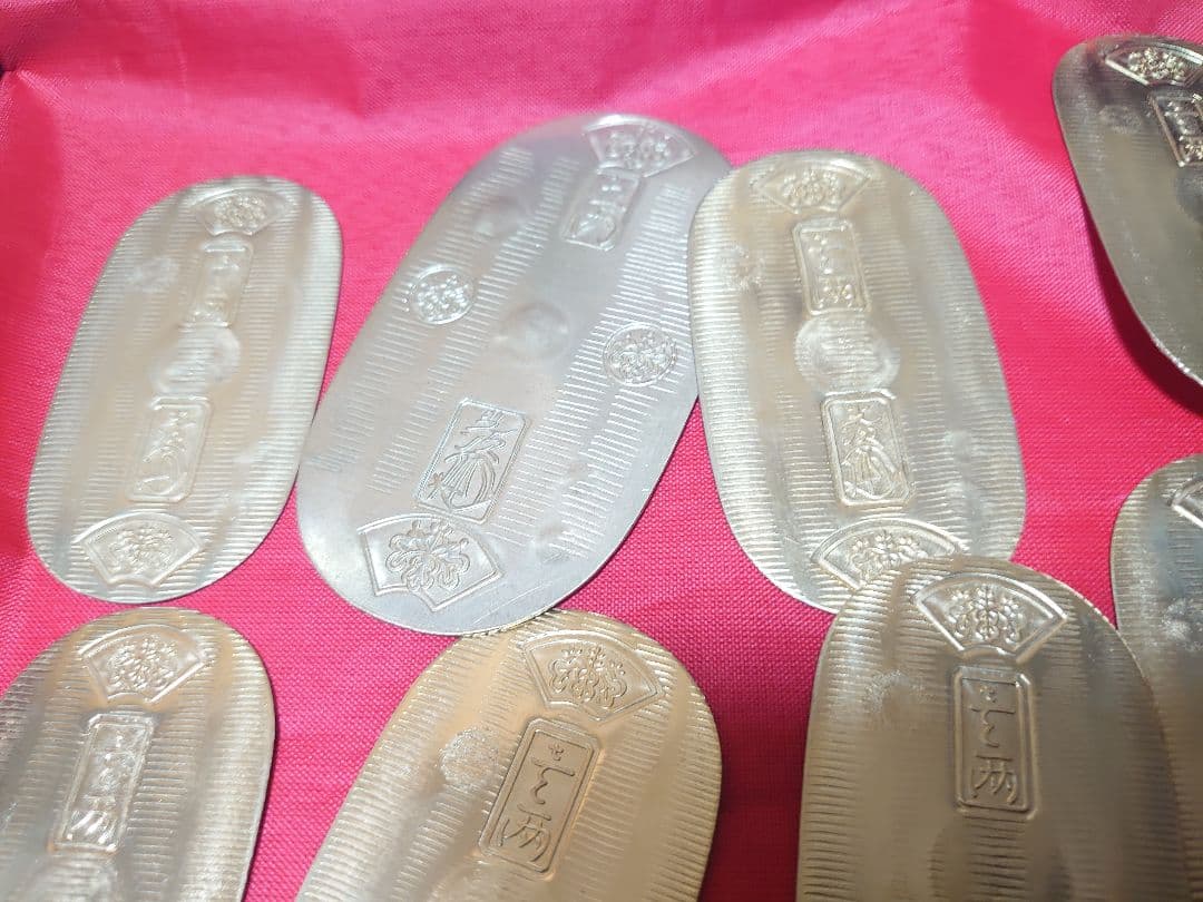 天保小判 他11枚 天保大判 1枚 会津塗 けやき箱入り コレクション