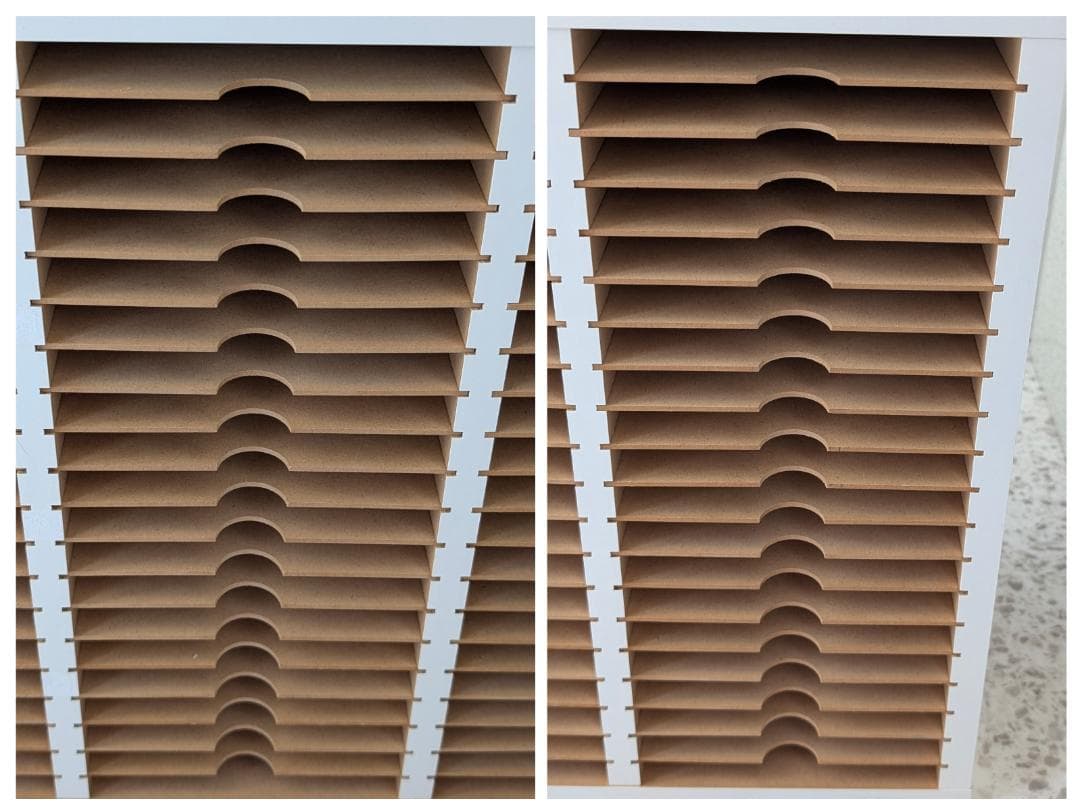 ビンテージ B5 書類棚 5列20段 教材 カルテ アトリエ 整理 レトロ 美品